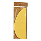 Osterdeko Osterei mit Wabenstruktur aus Papier Gelb