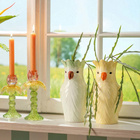 Vase "Papagei" hellgrün