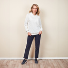 Bengalin-Hose mit Fleece blau