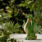 Solar Dekofigur "Feuerspeiender Drache"