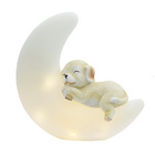 Solardeko "Hund auf dem Mond"