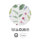 Castell Baumwoll Seersucker Bettwäsche Blüten weiß, 1x 155x200 cm + 1x 80x80 cm