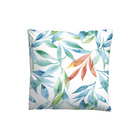 Castell Baumwoll Seersucker Bettwäsche Blätter bunt, 1x 155x220 cm + 1x 80x80 cm