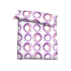 Castell Baumwoll Renforce Bettwäsche Kreise viola, 1x 155x220 cm + 1x 80x80 cm