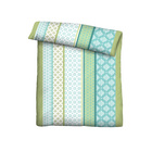 Castell Mikrofaser Seersucker Bettwäsche Längsmuster apfelgrün, 1x 155x220 cm + 1x 80x80 cm