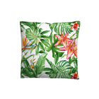 Castell Mikrofaser Seersucker Bettwäsche Blumen weiß, 1x 135x200 cm + 1x 80x80 cm