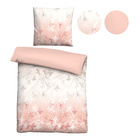 Castell Cooling Bettwäsche Blümchen azalee, 1x 135x200 cm + 1x 80x80 cm