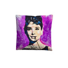 SID MAURER Mikrofaser Bettwäsche Audrey Hepburn viola, 1x 135x200 cm + 1x 80x80 cm