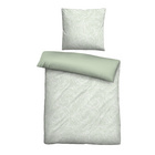 biberna Tencel Bettwäsche Strudel salbei, 1x 135x200 cm + 1x 80x80 cm