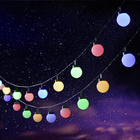 LED-Lichterkette 30 LEDs mit Solar- oder Netzbetrieb