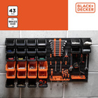 Werkzeugwand 43 Teile Black+Decker
