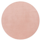 Kurzflor-Teppich CADIZ 630 Rosa Rund Paco Home