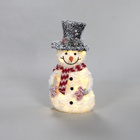 LED-Schneemänner "Familie Frosty" (Mann + Frau + Kind)