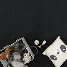 Kurzflor-Teppich TATAMI 475 Schwarz Rund Paco Home