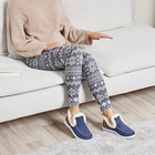 Leggings "Lama" grau-weiß