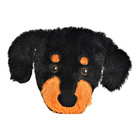 Taschenwärmer Hund mit Plüschbezug Wurm