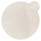 Paco Home Teppich TOKIO 471 Creme Rund