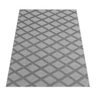 Kurzflor Teppich Utrecht 642 Grau Paco Home
