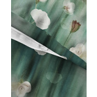 Feinbiber-Bettwäsche "Aquarellblumen" salbei biberna