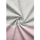 Melange-Flanell Bettwäsche "Blockstreifen" rose biberna