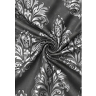 Castell Polycotton-Biber-Bettwäsche „Ornament“ titanium