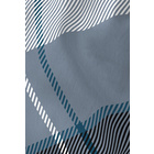 Castell Polycotton-Biber-Bettwäsche „Karo“ petrol