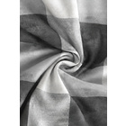 Castell Polycotton-Biber-Bettwäsche „Karo groß“ grau
