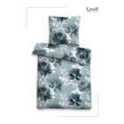 Castell Polycotton-Biber-Bettwäsche „Floral“ petrol