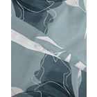 Castell Polycotton-Biber-Bettwäsche „Floral“ petrol