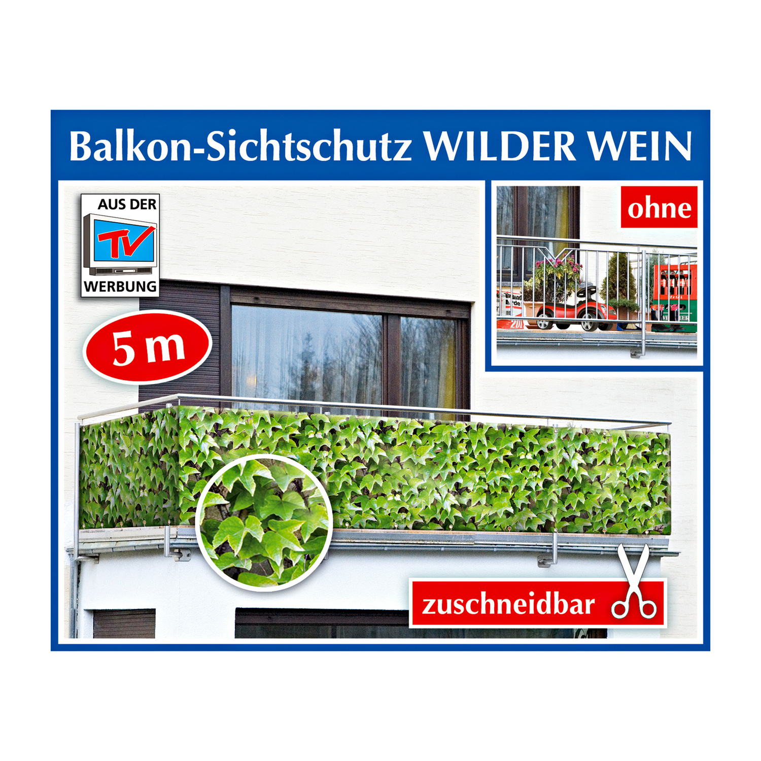 Sichtschutz &quot;Wilder Wein&quot; 33045000 3PAGEN