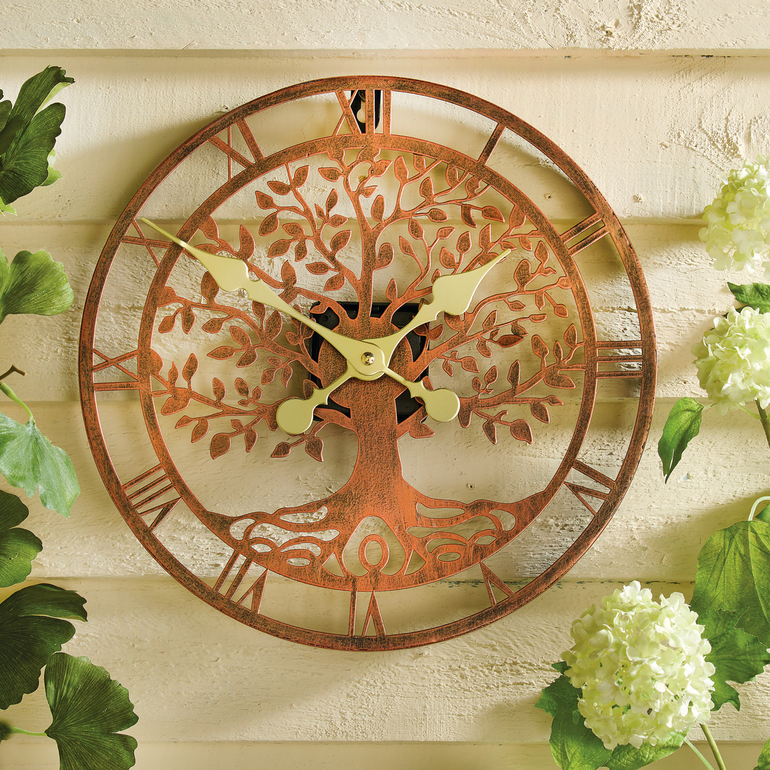 Outdoor Wanduhr Lebensbaum Gainsborough